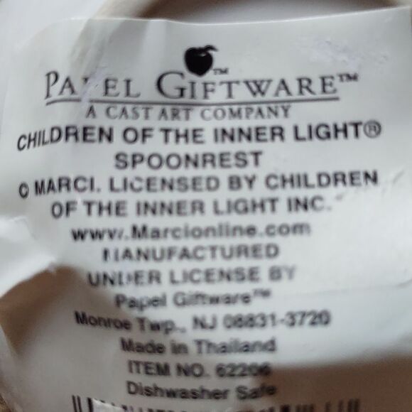 New Spoonrest Patel Giftware Friend Heart or wall hanging 8 in long 3 in wide - Picture 5 of 5